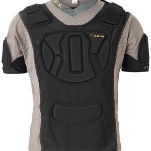 Tour Code 3 Upper Body Padded Jr Hockey Protector, Junior, Black, Large