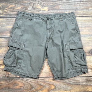 Patagonia Organic Cotton Gray Cargo Shorts 10" Men's 38