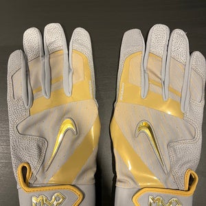 Nike Ian Kinsler Pro Game Issue Baseball Batting Gloves L Rare Jordan DEP Large