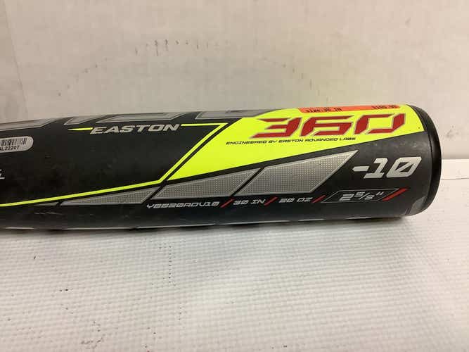 Used Easton Ybb20adv10 30" -10 Drop Usa 2 5 8 Barrel Bats