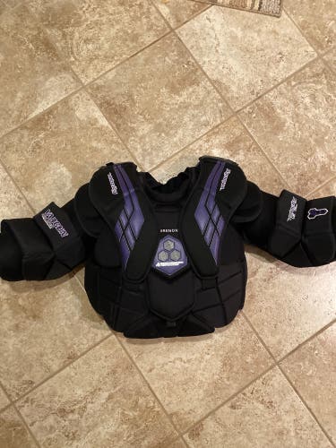 New Size XS Vaughn Velocity VE8 Pro Carbon Goalie Chest and Arm Protector