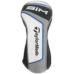 NEW TaylorMade Sim Driver Black/White/Gray/Blue Headcover