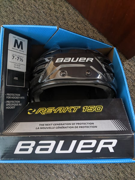 New Medium Bauer Re-Akt 150 Helmet Pro Stock