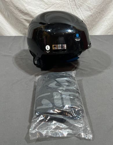 NOS Giro Combyn Softshell Ski/Snowboard Helmet Black Splatter L 59-62.5cm NEW