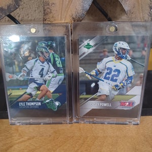 Lyle Thompson/Casey Powell Cards (MINT) > Syracuse, Albany, NLL, MLL, PLL, World Games