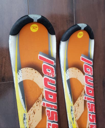 160cm ROSSIGNOL ROC X Skis w/ROSSIGNOL Bindings ADULT *USED* CLEAN