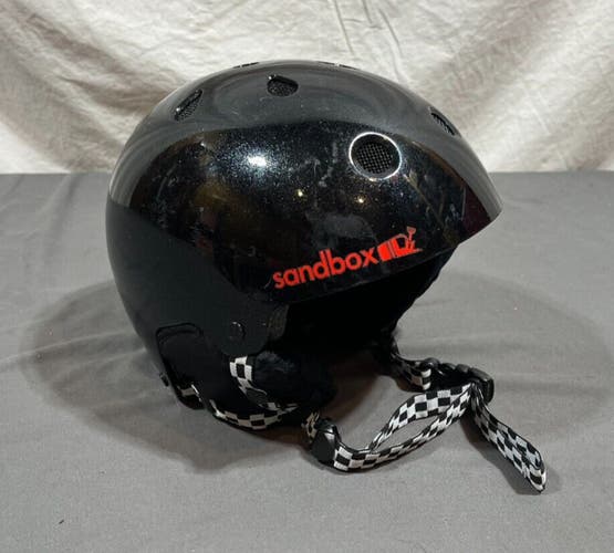 NOS Sandbox SK-564 Kids Ski/Snowboard Helmet Black 50-53cm NEW Fast Shipping
