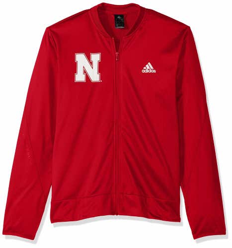 adidas NCAA mens On Court Warm-up Jacket Nebraska Cornhuskers XX-Large
