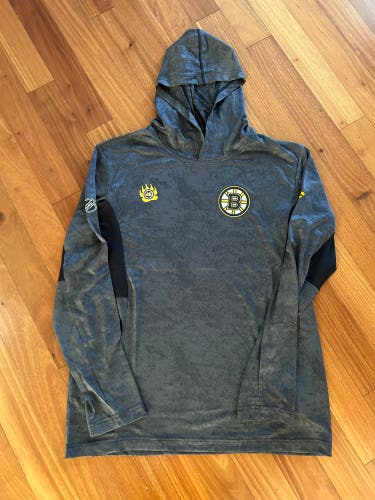 David Krejci Boston Bruins Fanatics Authentic Pro Locker Room Player Team Issue Hoodie Large
