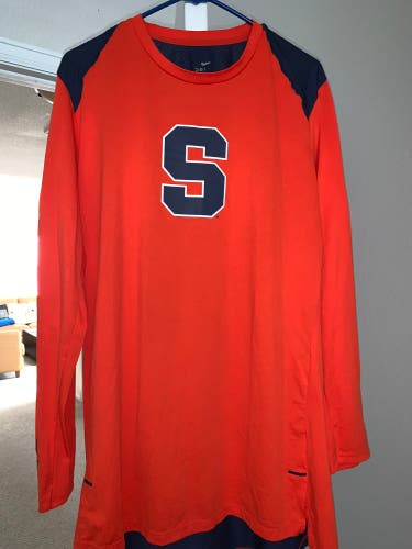 Nike Dri-Fit Syracuse Orange long sleeve shooting shirt