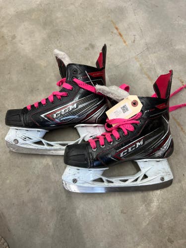 Junior Used CCM JetSpeed FT460 Hockey Skates D&R (Regular) 4.5