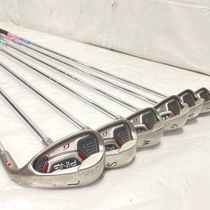 Used Ping G20 Red Dot 6i-lw Regular Flex Steel Shaft Golf Iron Set Irons