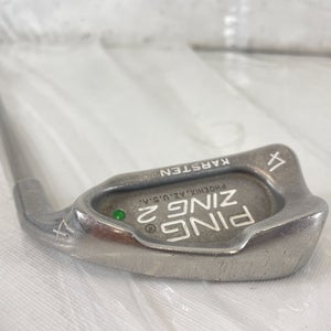 Used Ping Zing 2 Green Dot 4 Iron Regular Flex Titanium Shaft Individual Iron 39.5"