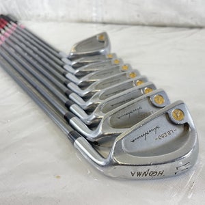 Used Honma Lb-280 4i-sw 9-pc Senior Flex Graphite Shaft Golf Iron Set Irons