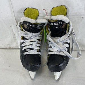 Used Bauer Supreme 3s Junior 01.5 D Ice Hockey Skates