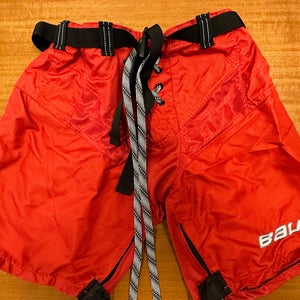 Used Red Jr Small Bauer Pant Shell