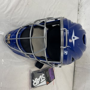 New All-star Mvp2500-1 System 7 Adult 7 - 7 1 2 Baseball Catcher's Helmet Royal