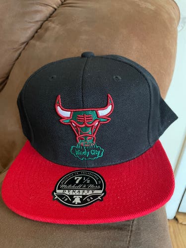 Chicago Bulls Mitchell & Ness NBA Fitted Hat 7 1/2