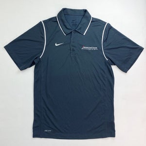 Nike Belmont Golf Gameday Dri-FIT Short Sleeve Polo Men's S Grey White 476281