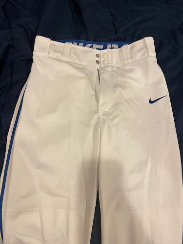Nike Dri-Fit baseball pants White/Royal Blue