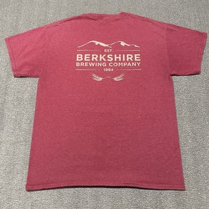 Berkshire Brewing Company T Shirt Men Large Brew Beer Drink Massachusetts USA