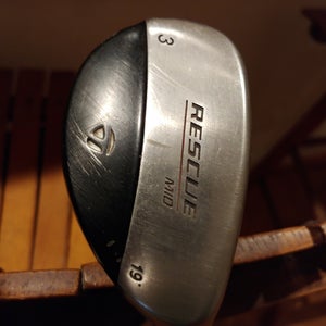 Used Men's TaylorMade Right Handed Rescue Mid Hybrid Stiff Flex 3H
