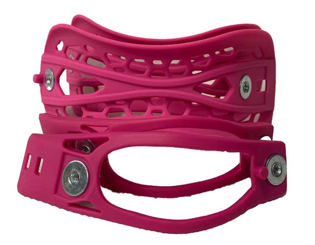 ​ALTITUDE RIDER SNOWBOARD BINDING ANKLE & TOE STRAP REPLACEMENTS PINK L/XL
