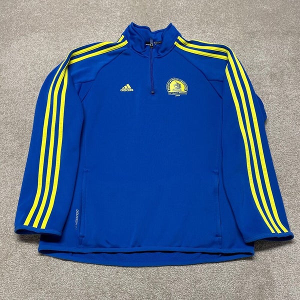 Boston Marathon Jacket Women Medium 2009 Pullover 1/4 Zip Lightweight Gym Run