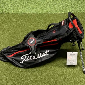 Titleist Premium Lightweight Carry Sunday Golf Bag TB23CY1 Black/Red New #73018