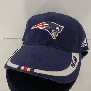 New England Patriots Hat Cap Strapback adidas Blue NFL Football Men Active Gym