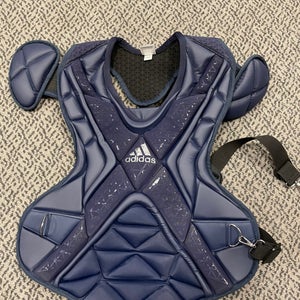 Adidas Navy 17” Pro Series Chest Protector