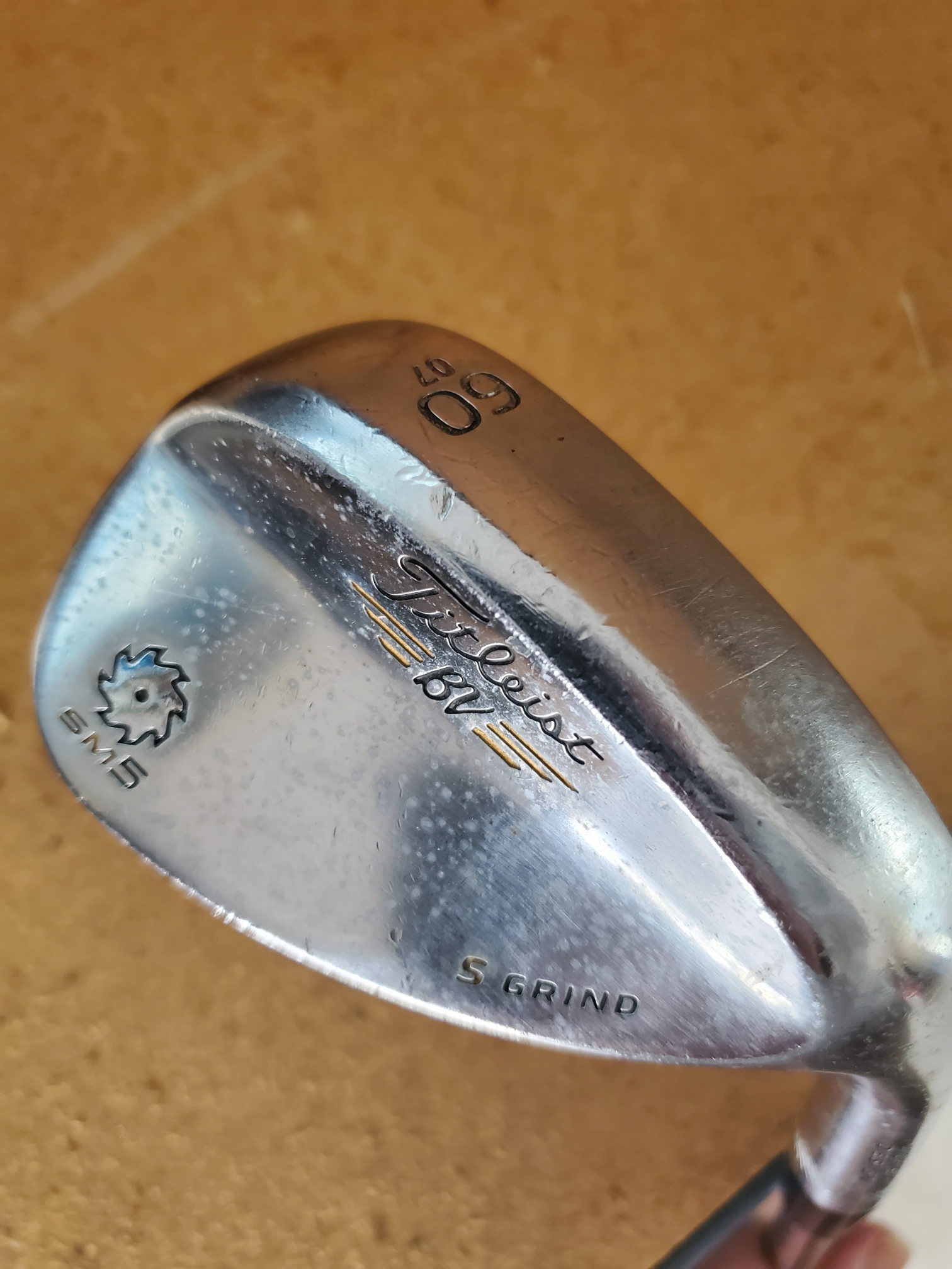 Used Men's Titleist Right Handed BV SM5 Wedge 60 Degree