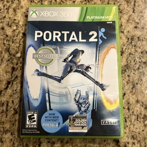 Portal 2  (Microsoft Xbox 360, 2012) Platinum Hits- W/ Manual - Tested