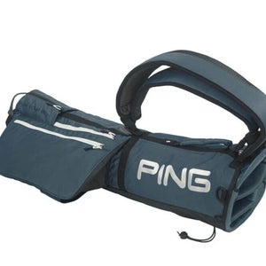 PING Moonlite Sunday Pencil Carry Golf Bag Slate/White New w/ Tags #83836
