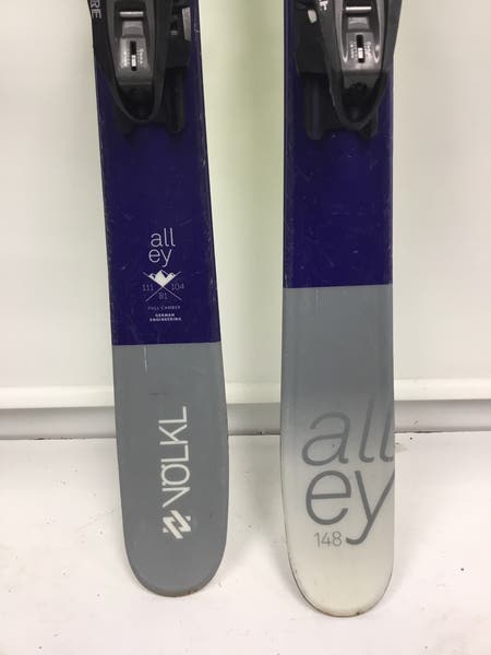NEW VOLKL ALLEY TWIN TIP 148 CM WITH MARKER BINDINGS | eBay