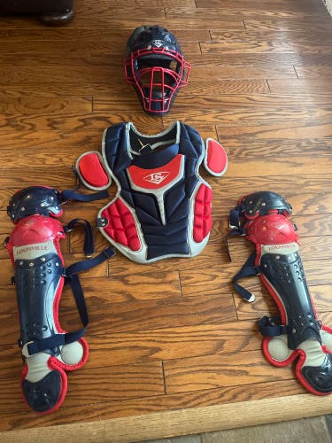 Used Louisville Slugger Catcher's Set