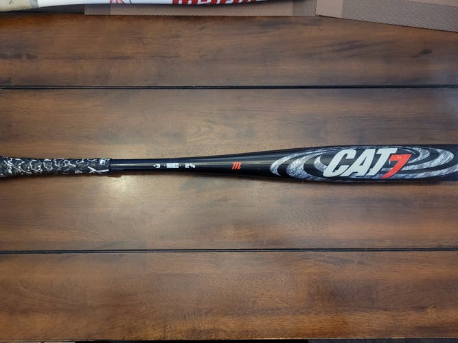BBCOR Certified Marucci Alloy CAT 7 Bat (-3) 30 oz 33"