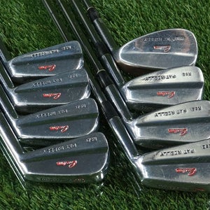 VINTAGE PAT RIELLY STAMPED MACGREGOR CUSTOM IRONS SET, PGA PRESIDENTS CLUBS?!