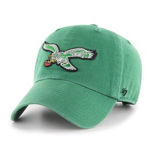 Philadelphia Eagles '47 Brand NFL Clean Up Adjustable Strapback Hat Dad Cap