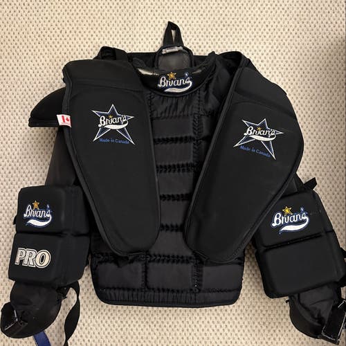 Used Brian's PRO Senior Small Goalie Chest & Arm Protector