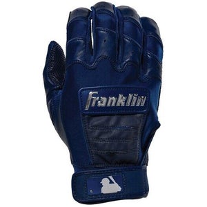 NWT Franklin CFX Pro Full Color Chrome Series Batting Gloves Navy Size Small