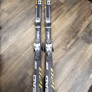 Head C120 skis 163cm lightly used