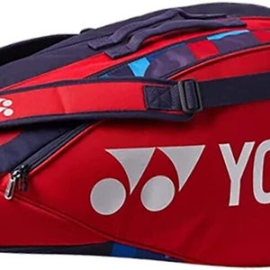 YONEX Pro Racquet Tennis Bag (9 Pack) Scarlet