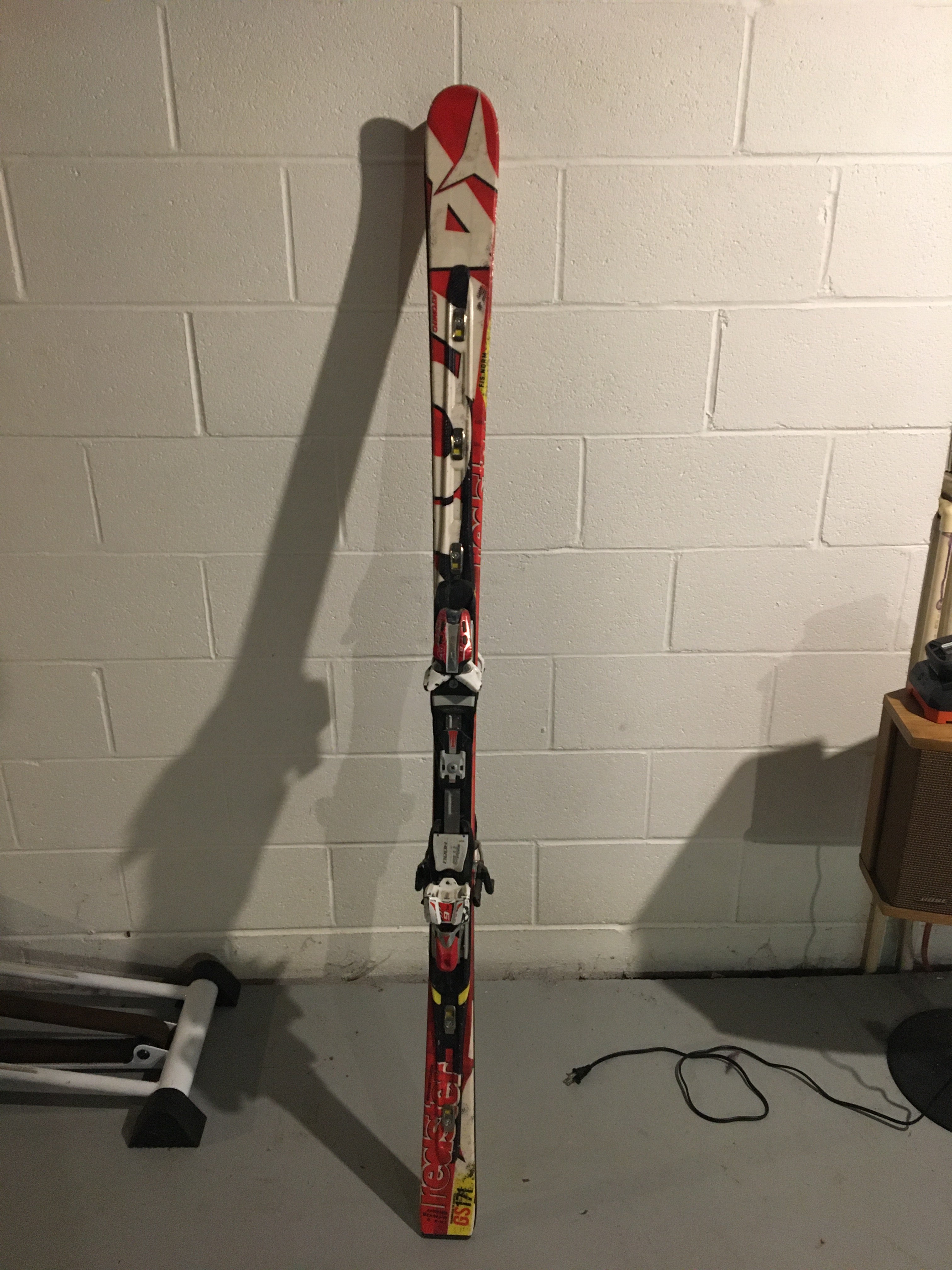 Used Atomic 171 cm Racing Redster FIS GS Skis With Bindings Max