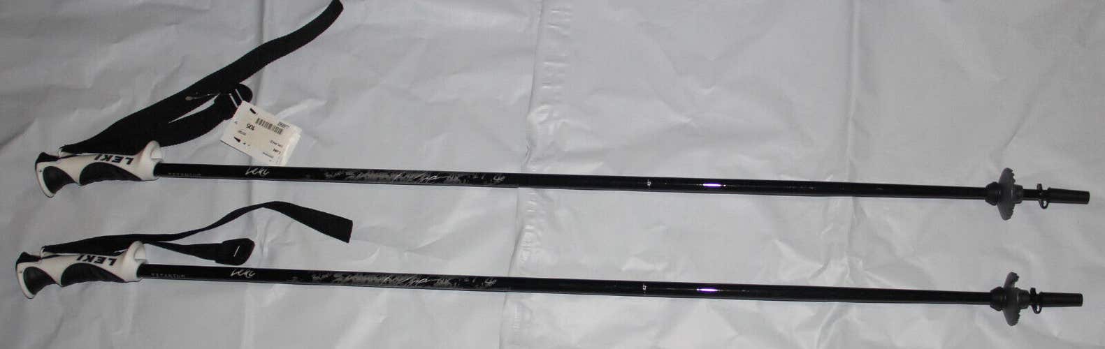 NEW Leki Ski poles BALANCE Trigger S Ski Poles pair 105cm black/white LEKI New