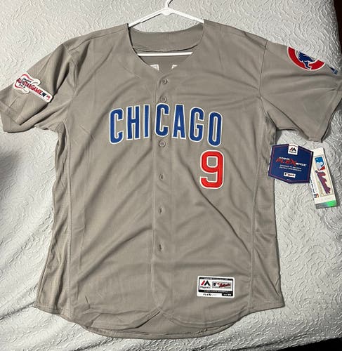 BAEZ 9 Chicago Cubs Gray Cleveland All Star Game 2019 Majestic Jersey Size 40