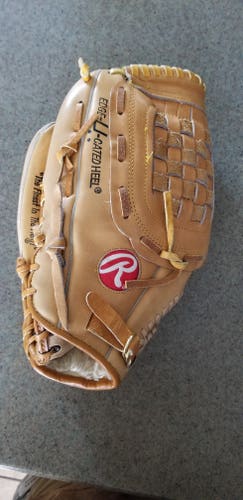 Used Rawlings Left Hand Throw Infield Rbg36 Baseball Glove 12"