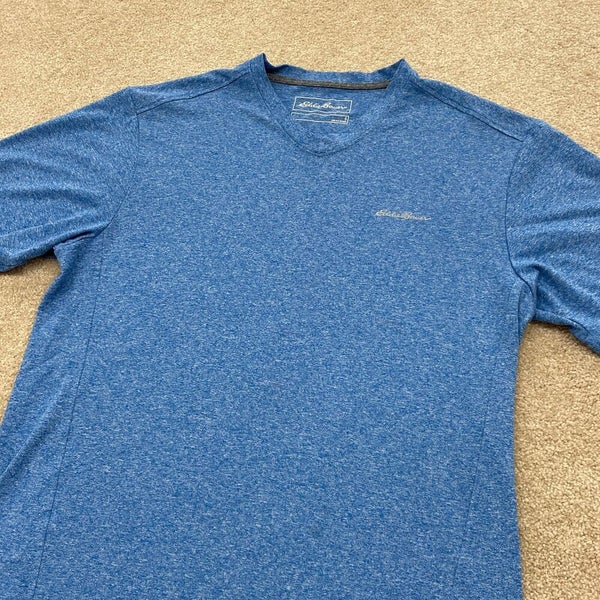 Eddie Bauer Shirt Men Small Adult Blue Basic Tee Active Outdoors Hike  Freedry