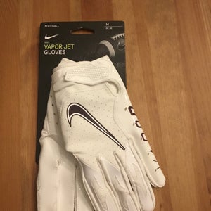 NWT adult Medium Nike Vapor Jet football skill Gloves