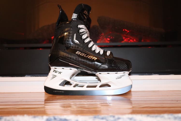 Bauer Supreme Mach Skates 7.5 Fit 3 LS Pulse Ti Steel